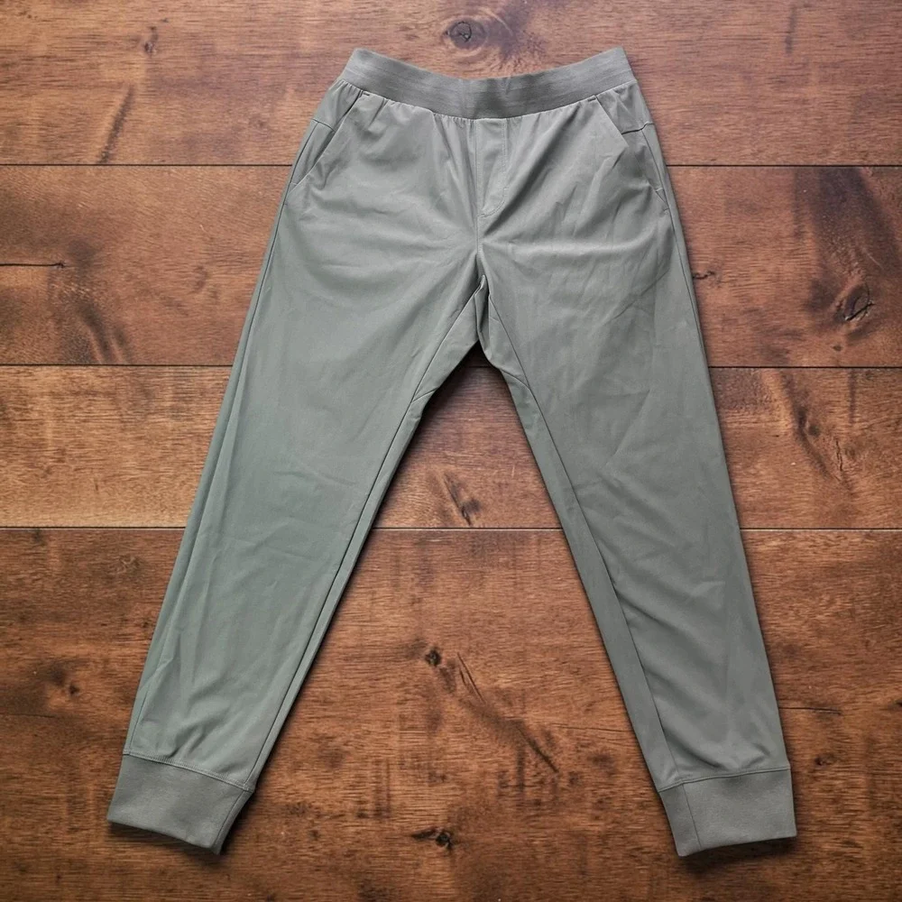 Fabletics Mens Onyx 24-7 Jogger Pants Gray Size M Regular W32 Inseam 28